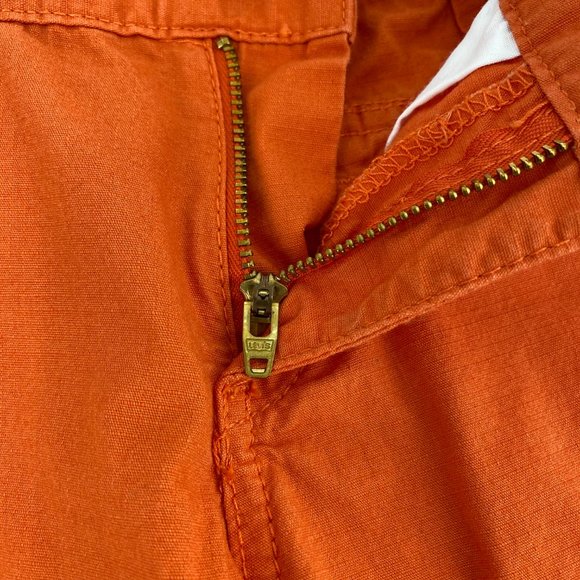 LEVI'S San Francisco Orange Cargo Pocket Shorts LVBA-492 - Picture 11 of 16